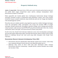 Rilis Pers - Property Outlook 2024 | KF Map – Digital Map for Property and Infrastructure in Indonesia