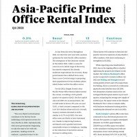Asia-Pacific Prime  Office Rental Index Q4 2021 | KF Map – Digital Map for Property and Infrastructure in Indonesia