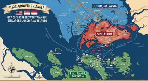SIJORI: Sejarah dari Salah Satu <i>Growth Triangle</i> ASEAN dan Potensinya pada Masa Kini | KF Map – Digital Map for Property and Infrastructure in Indonesia