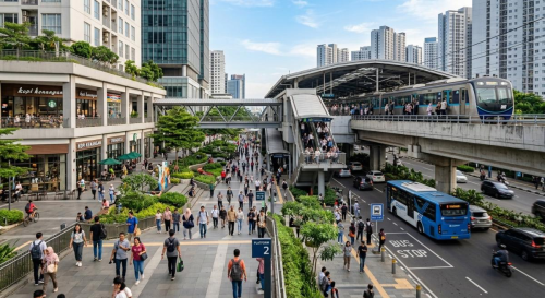 Memahami Transit Oriented Development (TOD): Konsep Kawasan yang Terintegrasi dengan Transportasi | KF Map – Digital Map for Property and Infrastructure in Indonesia