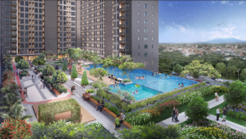 Amarta Gemilang Indotopaz Tops Off Majapahit Suites Cibubur Apartment | KF Map – Digital Map for Property and Infrastructure in Indonesia