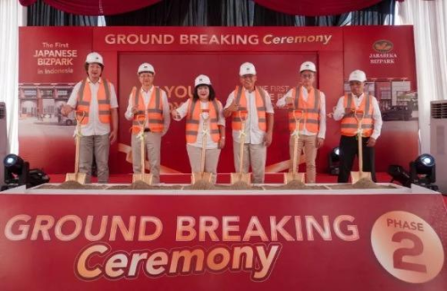 Jababeka Conducts the Groundbreaking of Bizpark Phase II | KF Map – Digital Map for Property and Infrastructure in Indonesia