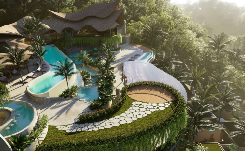 Under Construction hotel, DKS Group & Marriott International | We provide Indonesia infrastructure map on various property sectors and data. Access property listings, infrastructure developments, news, and valuable transaction data for informed decisions.