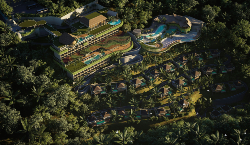 Under Construction hotel, DKS Group & Marriott International | We provide Indonesia infrastructure map on various property sectors and data. Access property listings, infrastructure developments, news, and valuable transaction data for informed decisions.