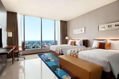 Completed hotel, Yuskitama Lestari | We provide Indonesia infrastructure map on various property sectors and data. Access property listings, infrastructure developments, news, and valuable transaction data for informed decisions.