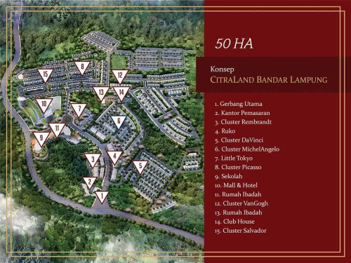 Picasso - CitraLand Bandar Lampung, residential commercial for lease sale, dijual disewakan, PT Ciputra Development Tbk | We provide Indonesia infrastructure map on various property sectors and data. Access property listings, infrastructure developments, news, and valuable transaction data for informed decisions.