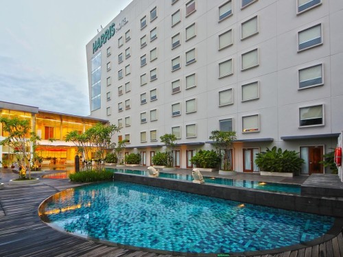 Completed hotel, Harris Group | We provide Indonesia infrastructure map on various property sectors and data. Access property listings, infrastructure developments, news, and valuable transaction data for informed decisions.