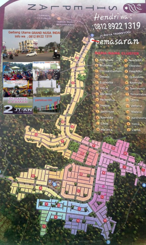 Grand Nusa Indah merupakan salah satu kawasan perumahan yang berlokasi di akses utama Cibubur-Cileungsi, tepatnya di Jl. Raya Cileungsi KM 6,5 Gandoang, Kecamat...