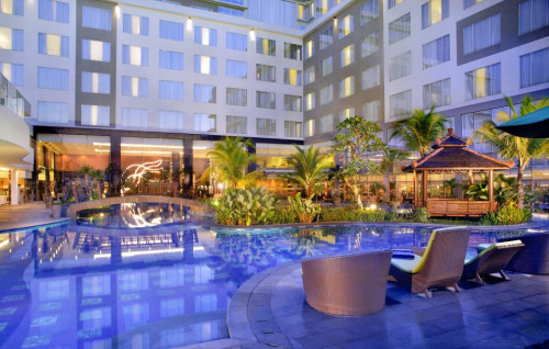 Completed hotel, Wiguna Duta Graha | We provide Indonesia infrastructure map on various property sectors and data. Access property listings, infrastructure developments, news, and valuable transaction data for informed decisions.