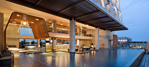 Completed hotel, Puri Dibya Property Margo City | We provide Indonesia infrastructure map on various property sectors and data. Access property listings, infrastructure developments, news, and valuable transaction data for informed decisions.
