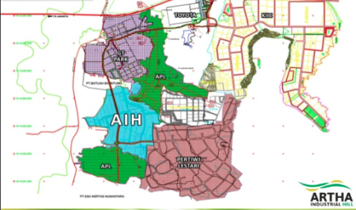 Artha Industrial Hill (AIH) terletak di Kecamatan Telukjambe Barat, Kabupaten Karawang, Jawa Barat. Kawasan industri dengan luas sekitar 390 Ha ini didirikan se...