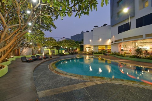 Completed hotel, Harris Group | We provide Indonesia infrastructure map on various property sectors and data. Access property listings, infrastructure developments, news, and valuable transaction data for informed decisions.
