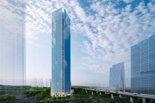 Trinity Tower dikenal sebagai Daswin Tower, yang dikembangkan bersama oleh PT Windas Development, Grup Gesit, Grup Santini, Mitsubishi Estate, dan Shimizu. Gedu...