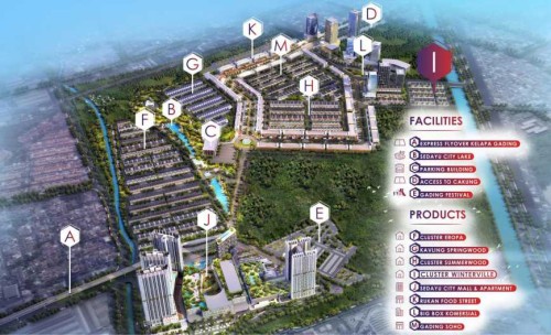 Sedayu City merupakan salah satu kawasan perumahan yang terletak di Jakarta Utara, tepatnya di Jl. Boulevard West Kelapa Gading. Kawasan perumahan yang dikemban...
