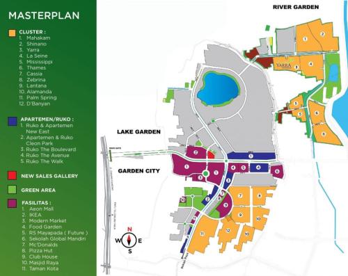 Yarra - Jakarta Garden City, residential commercial for lease sale, dijual disewakan, PT ModernLand Realty Tbk | We provide Indonesia infrastructure map on various property sectors and data. Access property listings, infrastructure developments, news, and valuable transaction data for informed decisions.
