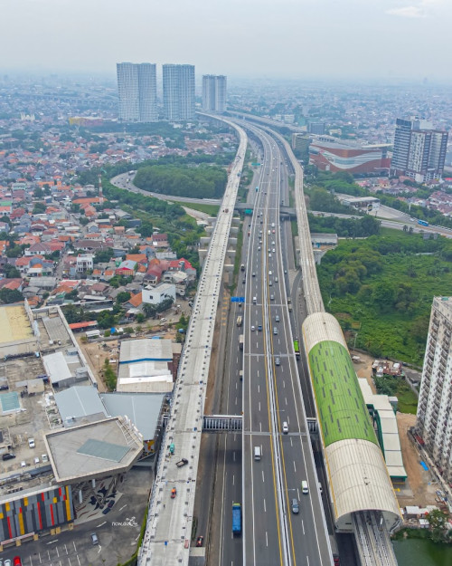 Bekasi Barat Station, LRT Station | We provide Indonesia infrastructure map on various property sectors and data. Access property listings, infrastructure developments, news, and valuable transaction data for informed decisions.