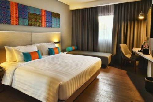 Completed hotel, Ulimo Baselio | We provide Indonesia infrastructure map on various property sectors and data. Access property listings, infrastructure developments, news, and valuable transaction data for informed decisions.