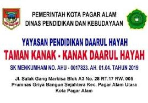 Daarul Hayah Kindergarten, Private School | We provide Indonesia infrastructure map on various property sectors and data. Access property listings, infrastructure developments, news, and valuable transaction data for informed decisions.