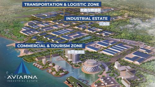 Aviarna Industrial Estate terletak di Kecamatan Tugu, Kota Semarang, Provinsi Jawa Tengah. Didirikan pada lahan seluas 460 hektar pada tahun 2021, Aviarna Indus...