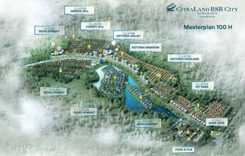 Serena Hill - CitraLand BSB City, residential commercial for lease sale, dijual disewakan, PT Ciputra Development Tbk | We provide Indonesia infrastructure map on various property sectors and data. Access property listings, infrastructure developments, news, and valuable transaction data for informed decisions.