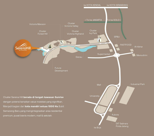 Serena Hill - CitraLand BSB City, residential commercial for lease sale, dijual disewakan, PT Ciputra Development Tbk | We provide Indonesia infrastructure map on various property sectors and data. Access property listings, infrastructure developments, news, and valuable transaction data for informed decisions.