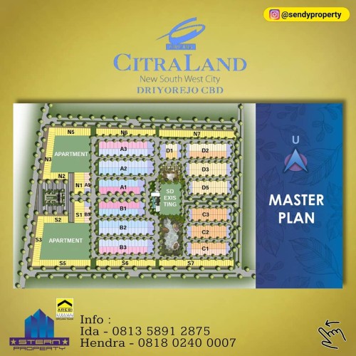 CitraLand Driyorejo CBD, residential commercial for lease sale, dijual disewakan, Ciputra Development Tbk | We provide Indonesia infrastructure map on various property sectors and data. Access property listings, infrastructure developments, news, and valuable transaction data for informed decisions.