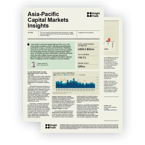 Asia-Pacific Capital Markets  Insights Q1 2025 | KF Map – Digital Map for Property and Infrastructure in Indonesia