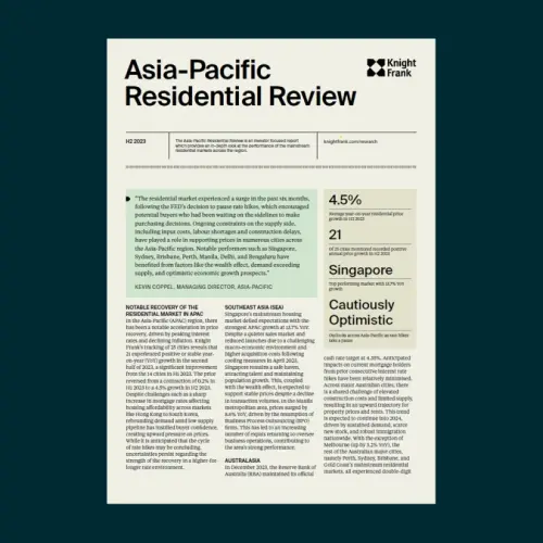 Asia-Pacific Residential Review H2 2023 | KF Map – Digital Map for Property and Infrastructure in Indonesia